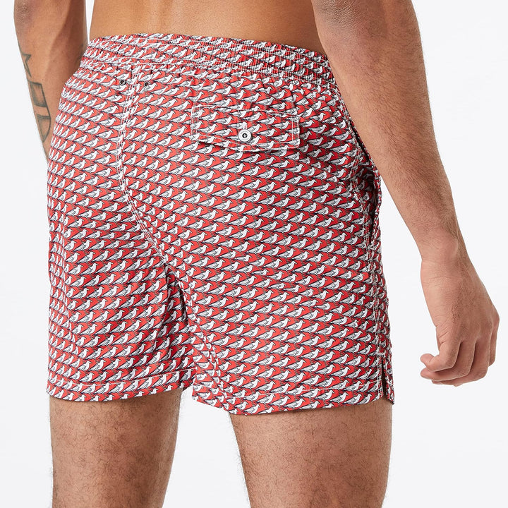 Hackett London Herren Shorts Seagulls L 2fnracing Red, L 2fnracing Red