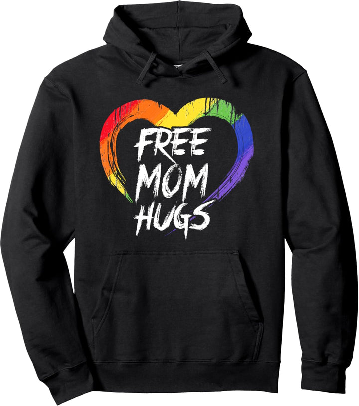 LGBT Free Mom Umarmungen T-Shirt Herz Homosexuell Lesben Pullover Hoodie