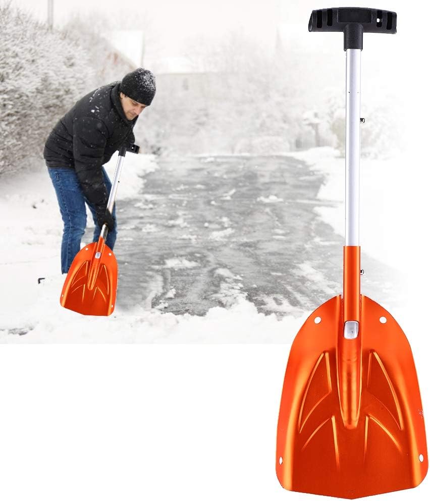 Schneeschaufel, kompakte tragbare Grösse Teleskop-Extensionsschaufel Leicht zu kontrollierende rutsc
