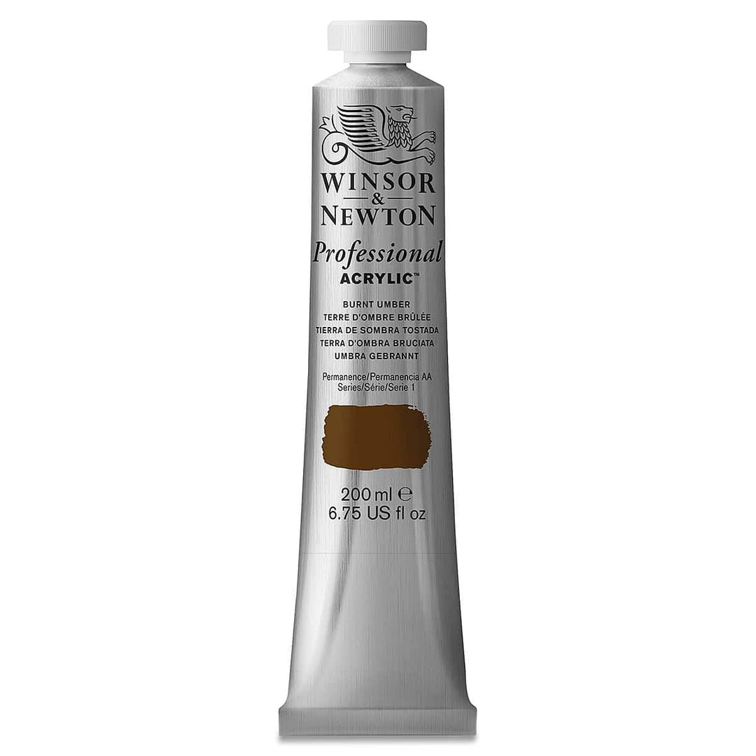 Winsor &amp; Newton 2337076 Professional Acrylfarbe in Künstlerqualität, hohe Farbbrillanz &amp; Deckkraft,