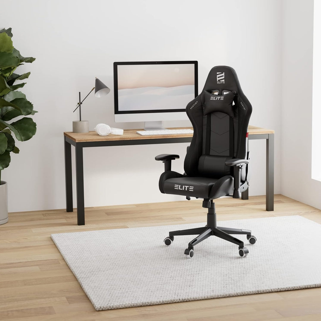 ELITE LED Gaming Stuhl MG200 Destiny - Ergonomischer Bürostuhl - Schreibtischstuhl - Chefsessel - Se