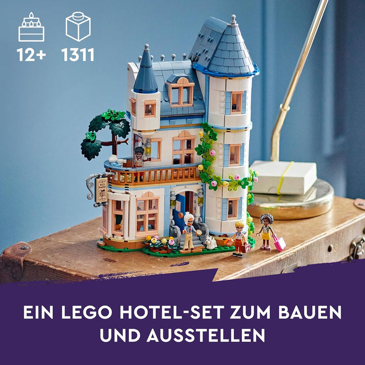 Lego Friends Burg mit Ferienunterkunft, Hotel-Spielset für Kinder und Teenager ab 12 Jahren mit 4 Sp