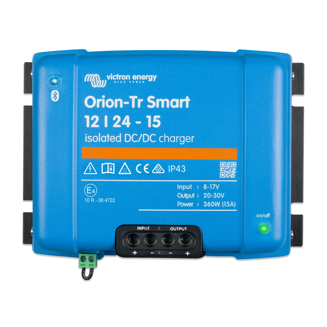 Victron Energy Orion-Tr Smart DC-DC Ladebooster (Bluetooth) - 12/24V, 15 Amp, 360-Watt - Batterie La