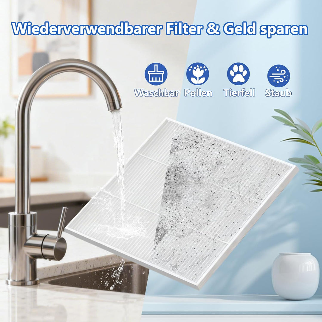 Luftentfeuchter Elektrisch 2800ml, 28dB Leiser Energiesparender Raumentfeuchter mit Filter, für Kell