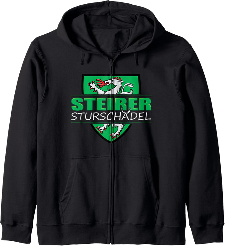 Steirer Sturschädel Steirischer Panther Steiermark Kapuzenjacke