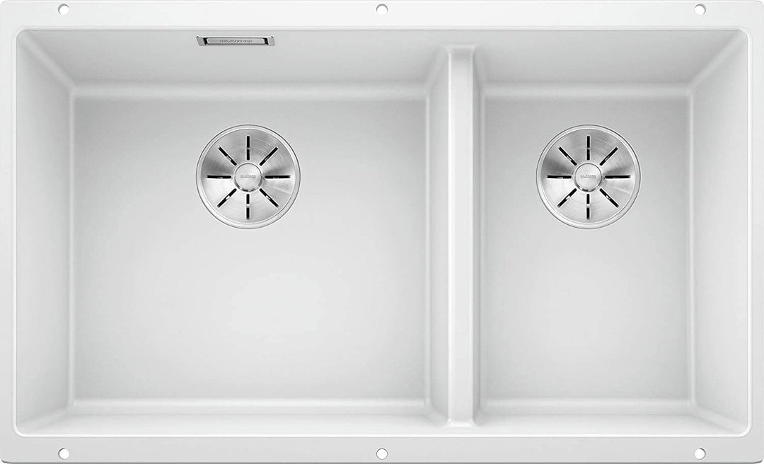 BLANCO SUBLINE 430/270-U | SILGRANIT weiss | Einbauart: Unterbau | Hauptbecken links | ohne Ablauffe
