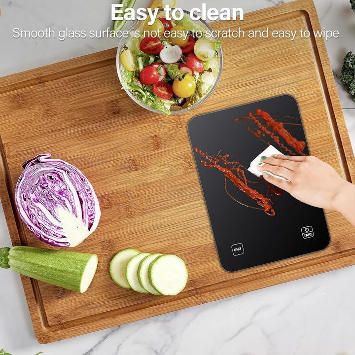 Küchenwaage Digital,Präzise digitale Waage für Ernährung mit LCD Display, mit App Smart Scale,für an