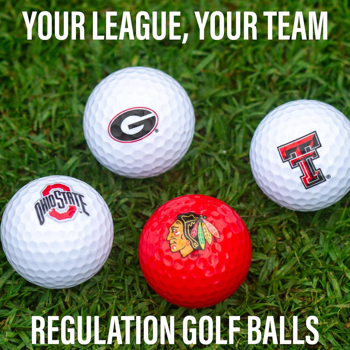 Team Golf Golfbälle mit NHL-Logo, 3 Stück &amp; 6,5 cm (2 3/4 Zoll) Regulierung (50 Stück) – Ballfarben