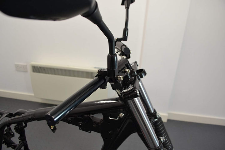 Motorrad Spiegel Halterung 10mm Im Uhrzeigersinn Gewinde X 2 für 22mm Lenker