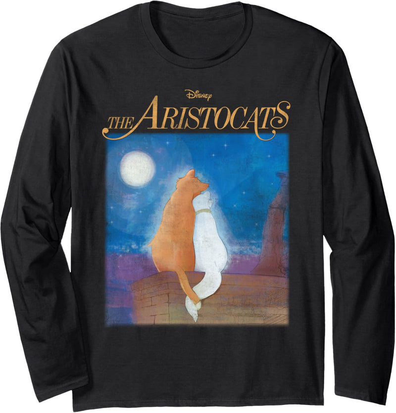 Disney The Aristocats Moonlight Portrait Langarmshirt