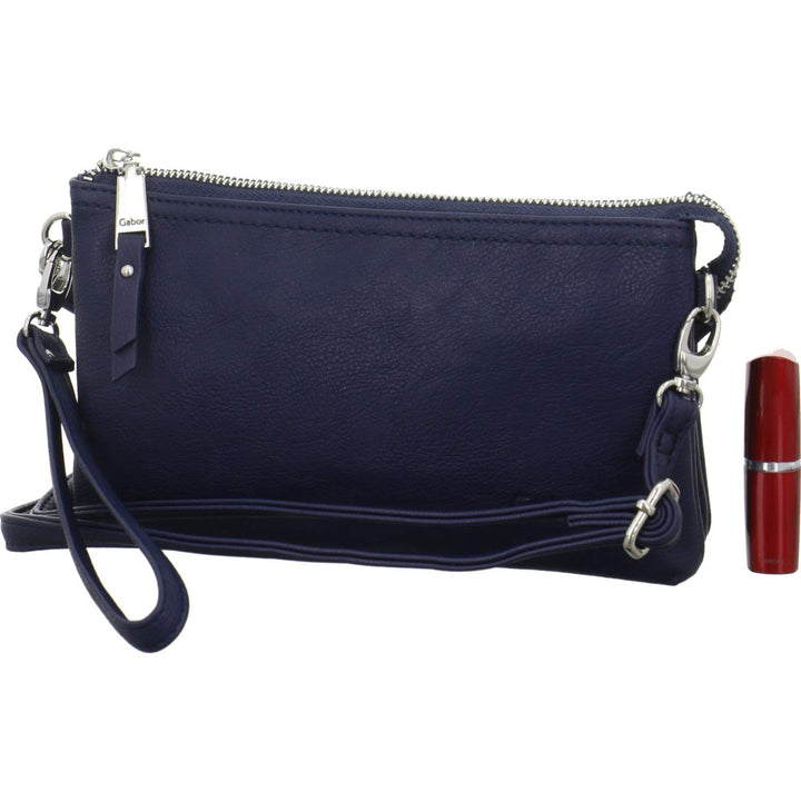 Gabor bags Emmy Damen Clutch Abendtasche Klein 22,5 x 4,5 x 13,5 Blau, 22,5 x 4,5 x 13,5 Blau