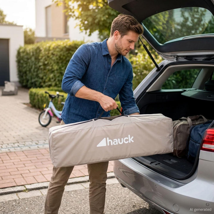 Hauck Reisebett Dream N Play 120 x 60 cm, für Babys und Kinder ab Geburt bis 15 kg, Leicht, Kompakt