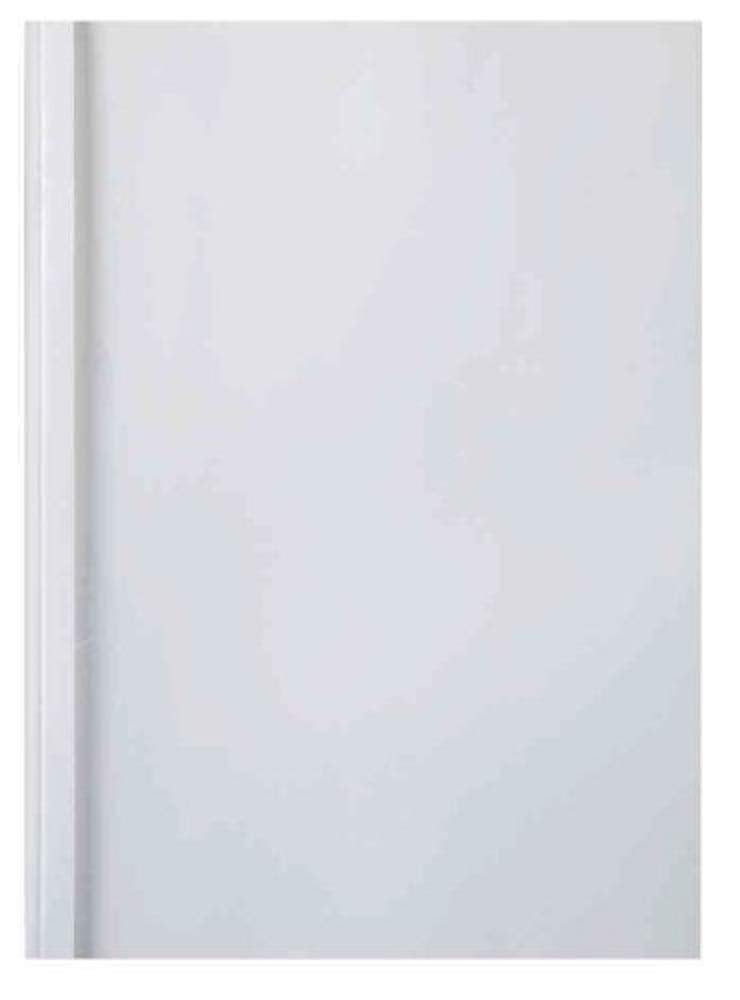 GBC IB370137 Thermobindemappe Thermabind Standard, Klarsichtfolie/Karton, 40 mm, 50 Stück, weiss, 40
