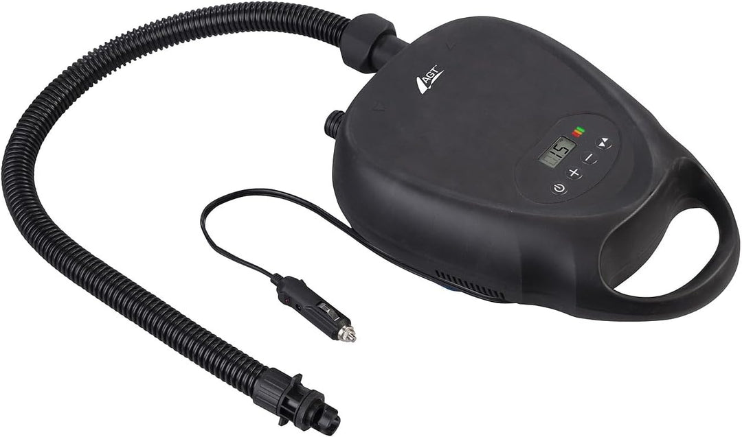 AGT Akkupumpe für SUP: Akku-Luftpumpe für SUP-Boards, 70 l/Min., 12 V, 1,38 bar/20 psi (Luft-Pumpe,