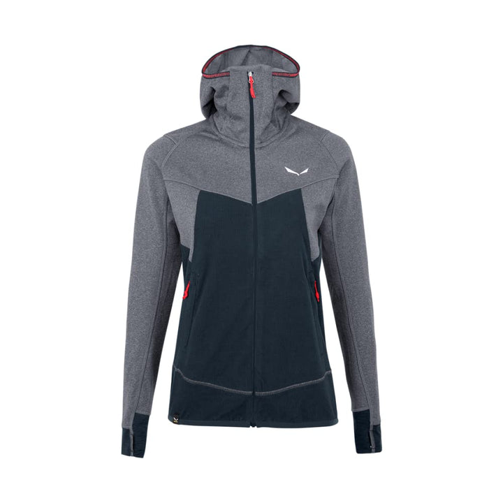 Salewa Damen Puez Hybrid Pl W Fz Hdy Softshelljacke, Navy Blazer Melange M