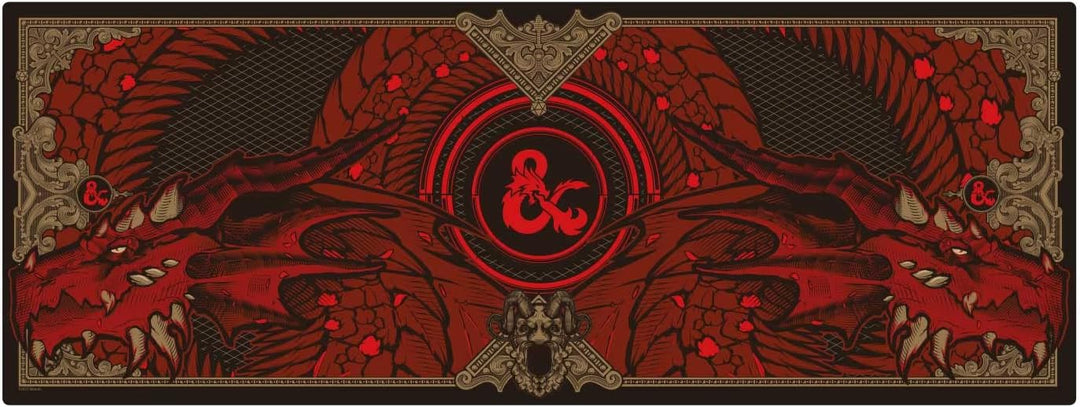 Dungeons & Dragons Gaming Mat und Untersetzer Set