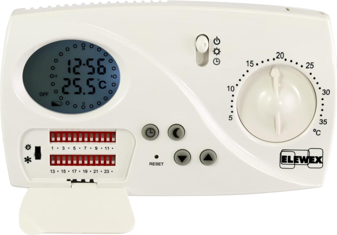 VEMER VE773200 CT 24H - Heizungsthermostat, Thermostat mit Tagesprogrammierung, Stromversorgung mit