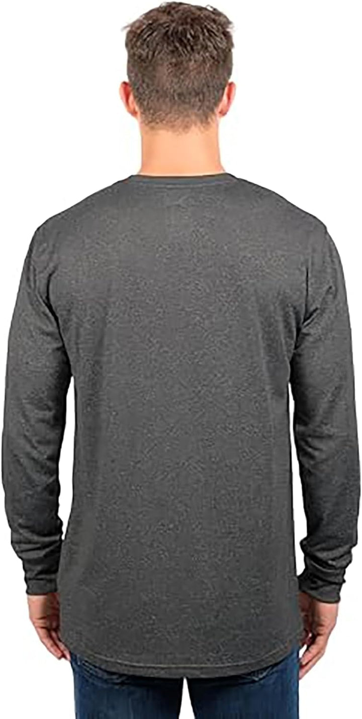 NBA Herren T-Shirt Long Sleeve Pullover Performance Tee Shirt, Team Logo Grau Boston Celtics L, Bost