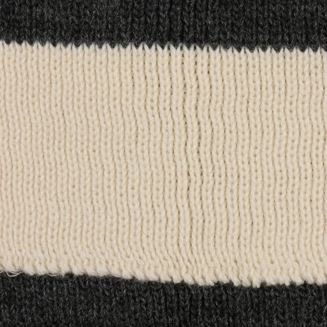 LIERYS Mono Stirnband Damen/Herren 8 cm breit - Made in Germany - dreilagiges Strickband gefüttert m