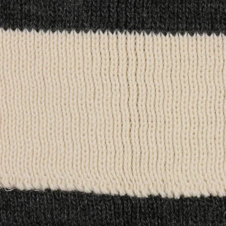 LIERYS Mono Stirnband Damen/Herren 8 cm breit - Made in Germany - dreilagiges Strickband gefüttert m