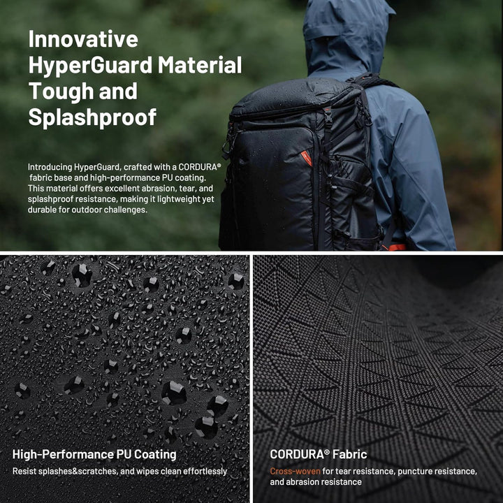 PGYTECH OnePro Flex 50L Rucksack Wasserdicht + Grösse M Kamera Einsatztasche,Kamerarucksack Set für