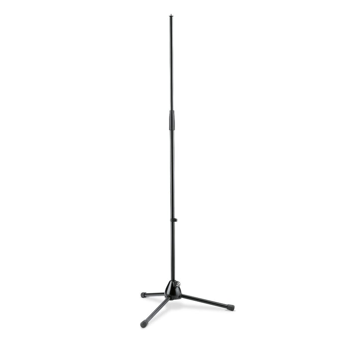 K&M 201/2 Mikrofonstativ Schwarz – Solostativ mit Zinkdruckgusssockel - 89 - 159 cm ausziehbar - 3/8