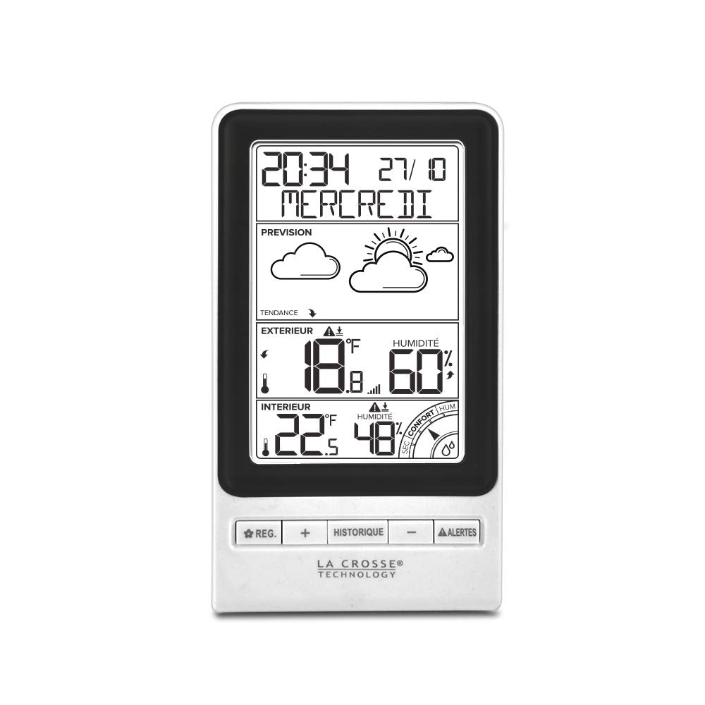 La Crosse Technology WS6819 Wetterstation Schwarz, Schwarz