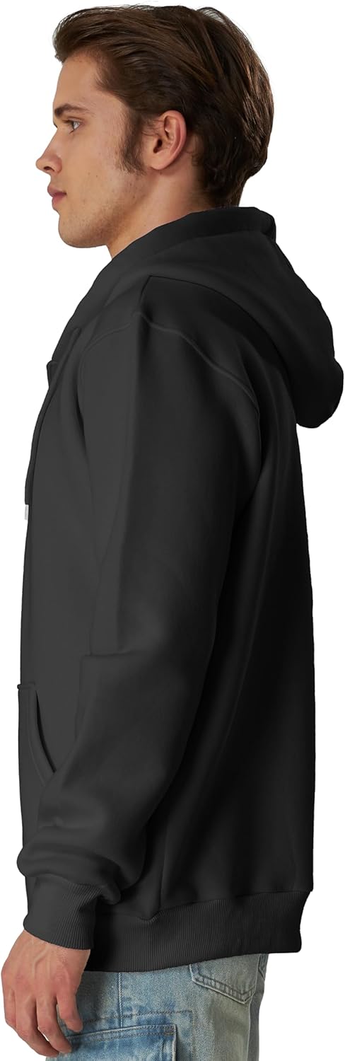 Smith & Solo Herren Kapuzenpullover – Sweatshirt Pullover Rundhals – Langarm – Slim – Fit – Training