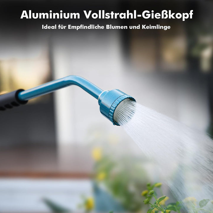 RESTMO Langer Giessstab, 61cm langer Gartenbrause mit voller, sanfter Dusche und Durchflusskontrolle