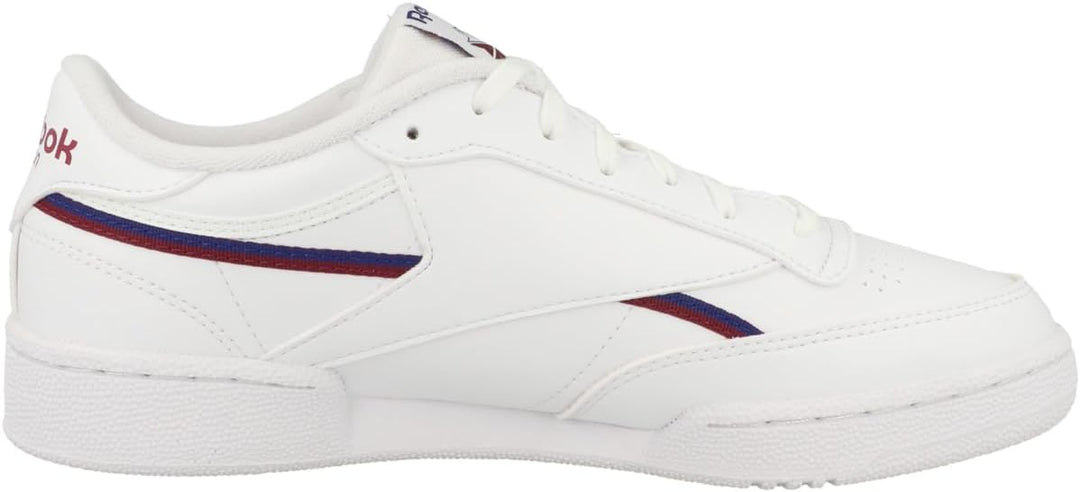 Reebok Herren Club C 85 Vegan Sneaker 36 EU Ftwr White Classic Cobalt Classic Burgundy, 36 EU Ftwr W