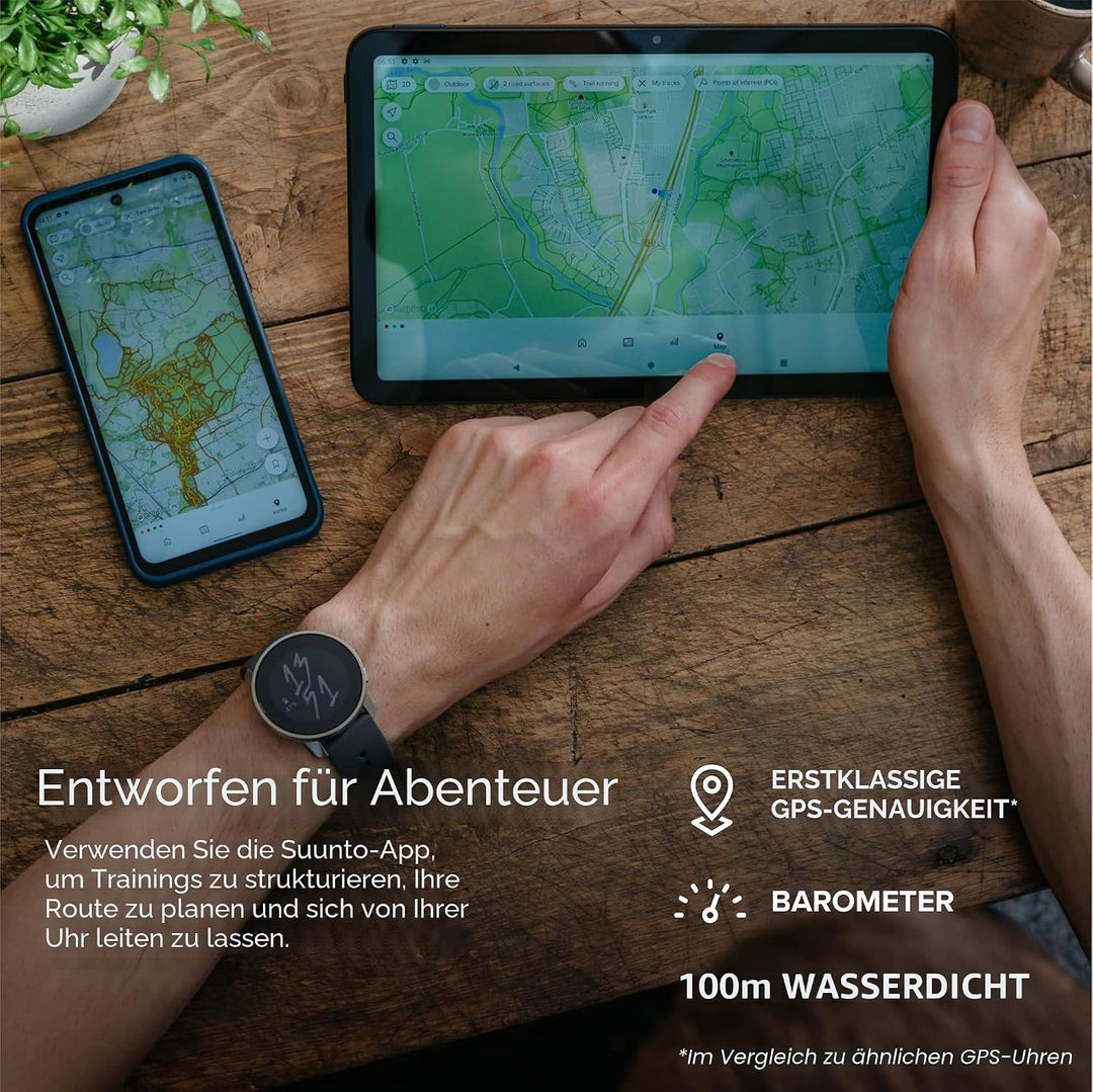 SUUNTO 9 Peak Multisport Uhr - Robust Outdoor Smartwatch, Saphirglas Bildschirm &amp; 100m Wasserdicht,