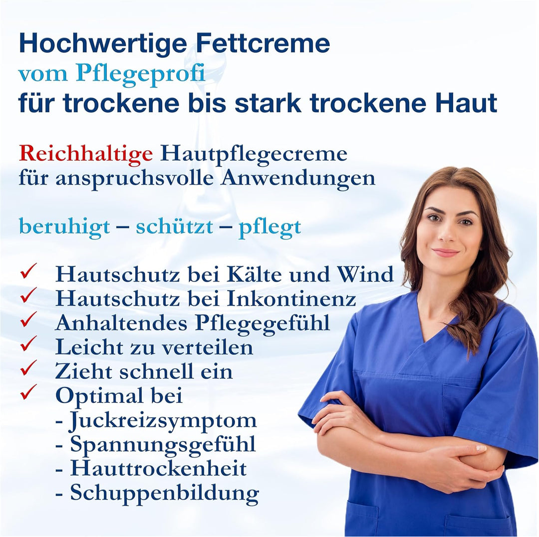 dline NCR-NutrientCream Fettcreme vom Pflegeprofi | 500ml Flasche | Feuchtigkeitscreme für trockene