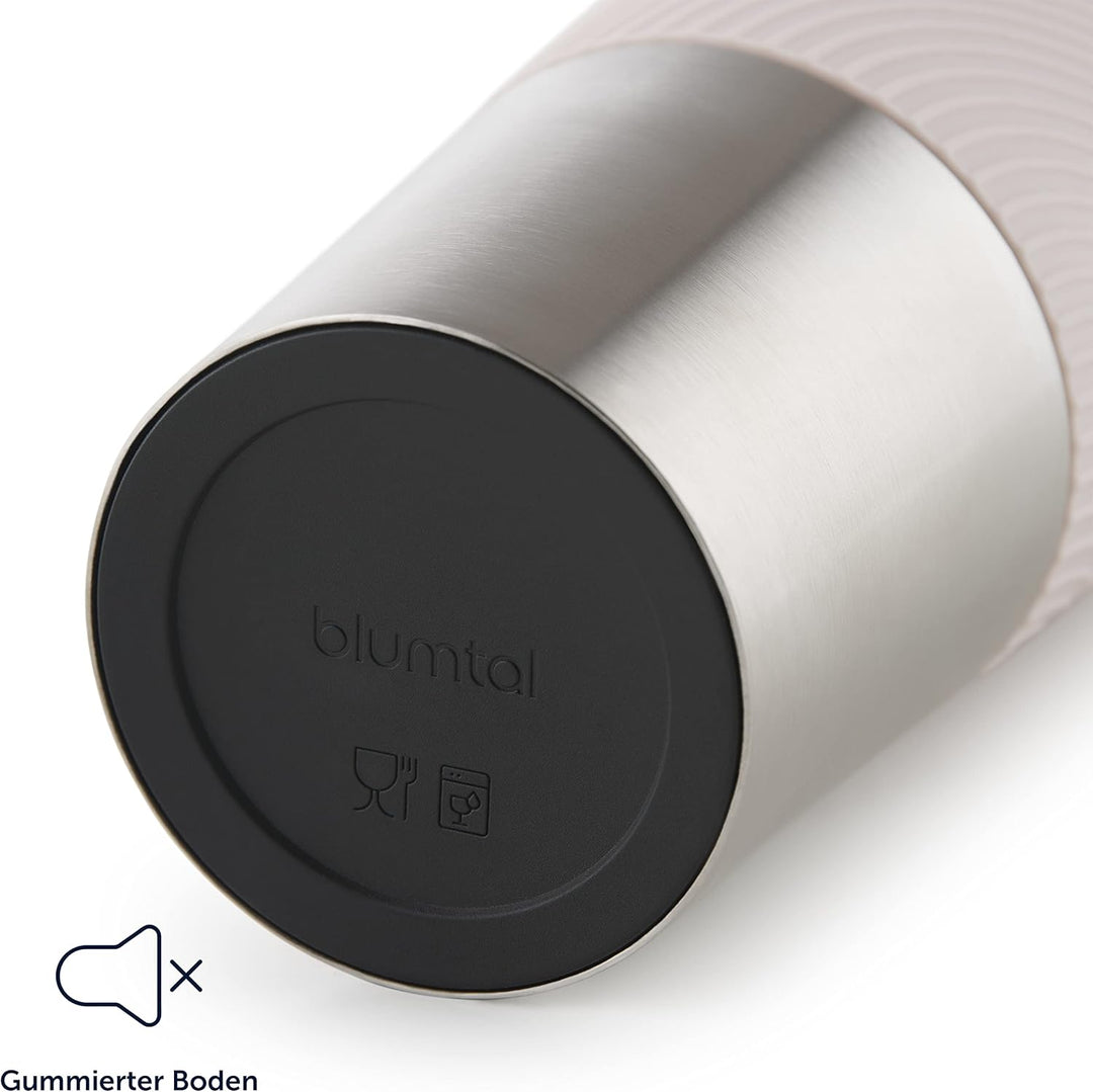 Blumtal Thermobecher 350 ml - Kaffeebecher to go aus Edelstahl - auslaufsicherer Isolierbecher kalt/