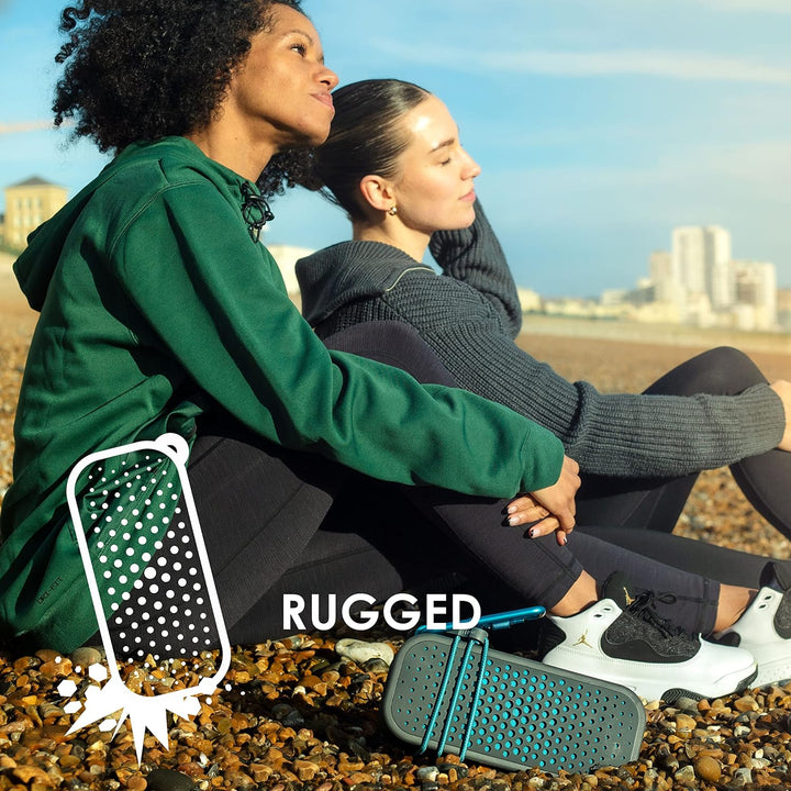 Boompods Blockblaster Bluetooth Wireless Speaker - Kompakter, tragbarer Bluetooth-Lautsprecher, IPX7