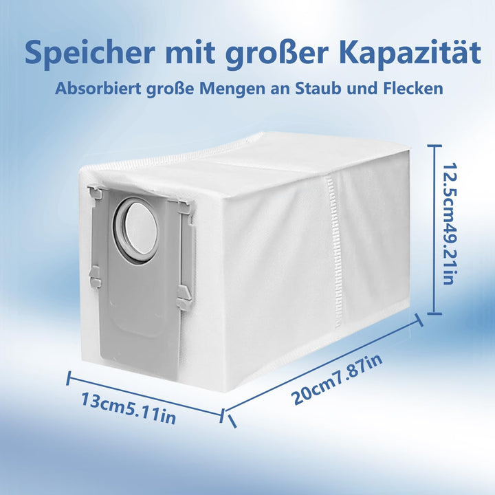 16 Stück Staubbeutel für Roborock Qrevo Pro/QV 35A/Saros 10R/Qrevo Maste/Qrevo Edge/Qrevo Curv/Q Rev