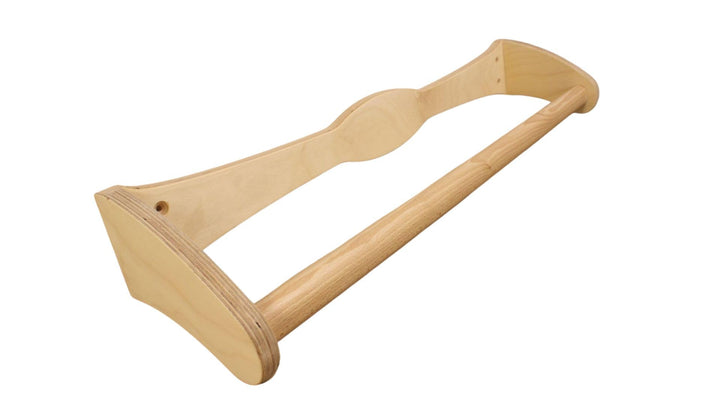 Robuste Klimmzugstange aus Holz, 74 cm, für den Innen- und Aussenbereich, mit 2 Höhenoptionen – Wand