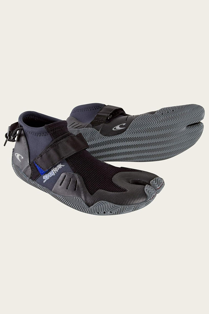 O'Neill Superfreak 2 mm Tropical Split Toe Booties 6 Schwarz, 6 Schwarz