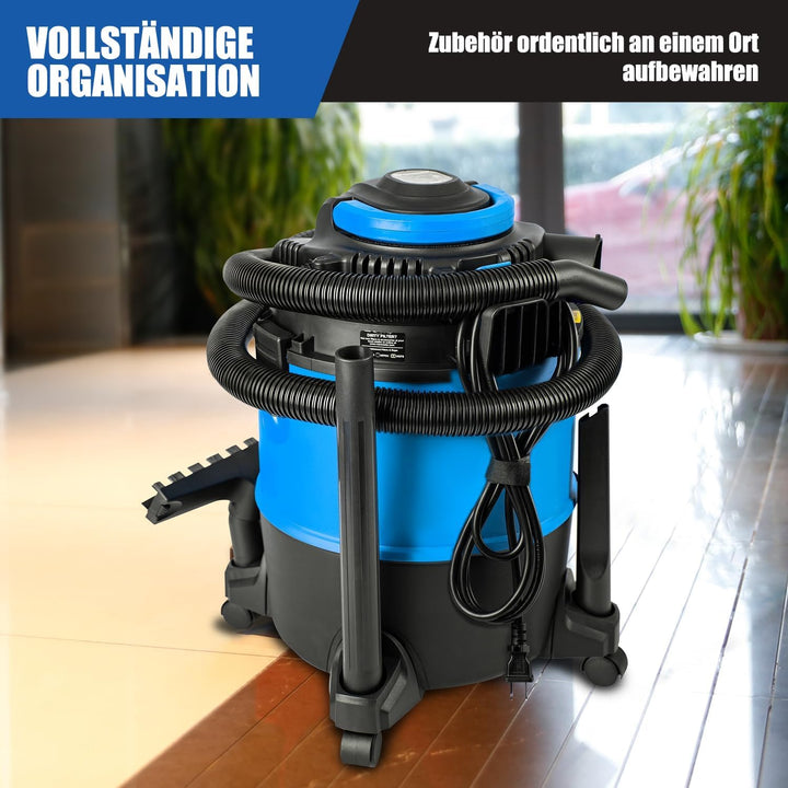 Vacmaster VBVB1223PF 1200W 23L Nass Trockensauger Mit Beutel,Mehrzwecksauger Abnehmbarem,Blasfunktio