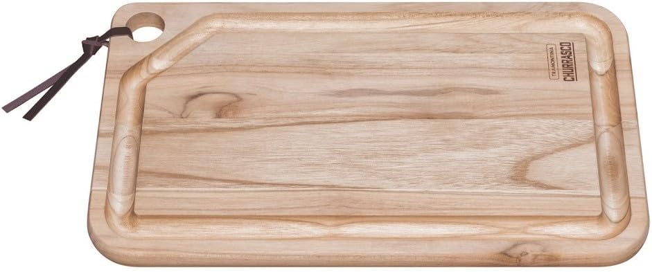 Tramontina Schneidebrett aus Teakholz, 49 x 28 cm, 13333/352, Braun, 49