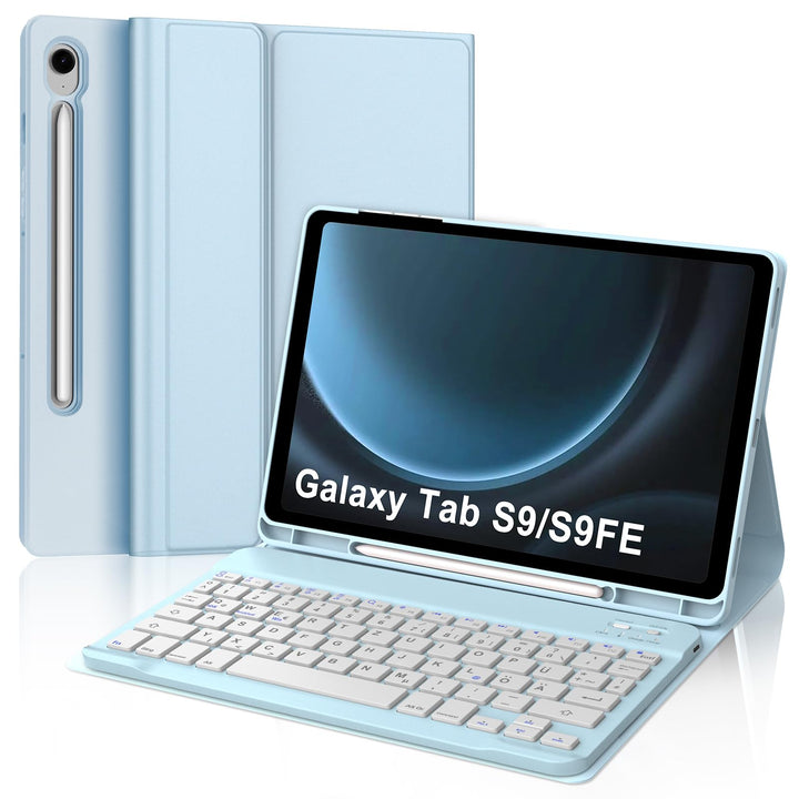 IVEOPPE Tastatur für Samsung Galaxy Tab S9FE/S10FE 10.9", Hülle Tastatur Galaxy Tab S9 FE/S10FE, Mag