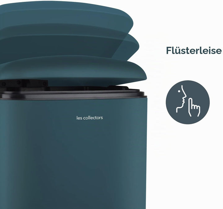 Les Collectors n°716 Edelstahl-Mülleimer, 30 L Fassungsvermögen, Kompakt, Praktisch, Herausnehmbarer