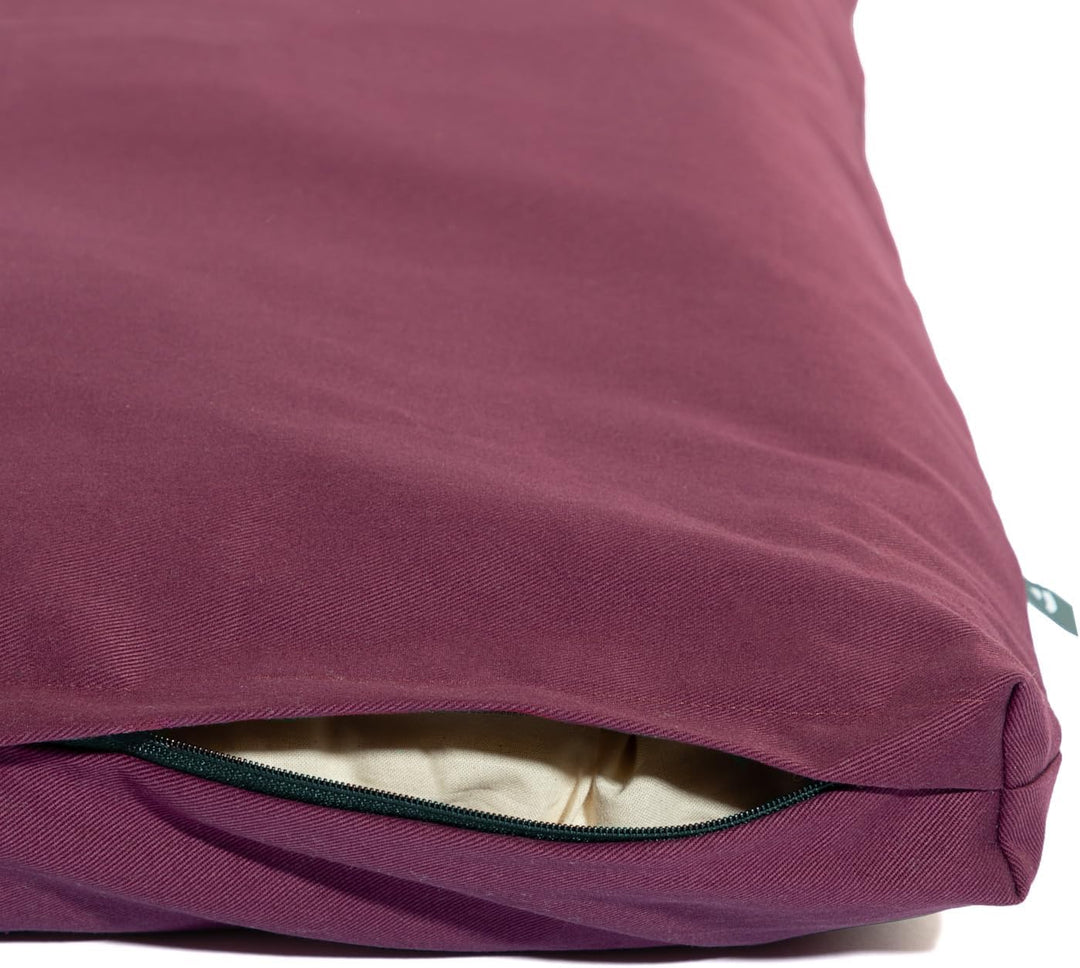 Bodhi Neu Meditationsmatte ZABUTON | ECO Serie | Klassische Yoga Matte mit abnehmbarem Bezug aus 100