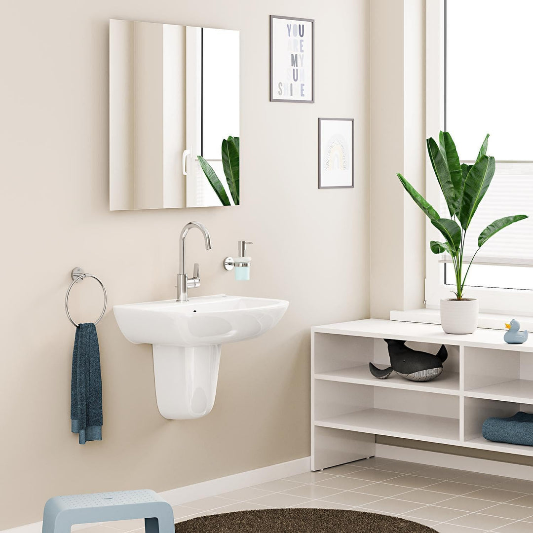 GROHE StartEdge - Einhand-Waschtischarmatur (wassersparend, langlebige Oberfläche, DN15, L-Size), ch
