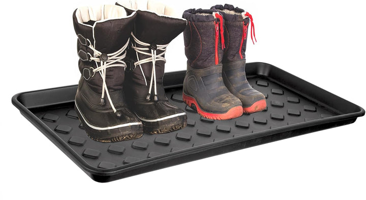 BigDean 3er Set Schuhabtropfschale Schuhablage gross - Abtropfschale für Schuhe - 71,5 x 34,5 x 3 cm