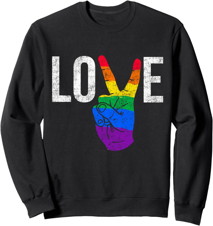 Liebe Regenbogen Flagge LGBT Sweatshirt