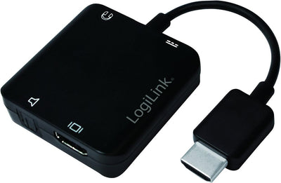 LogiLink CV0106, 4K x 2K HDMI Audio Extractor Converter, um Video- + Audiospuren zu trennen und über