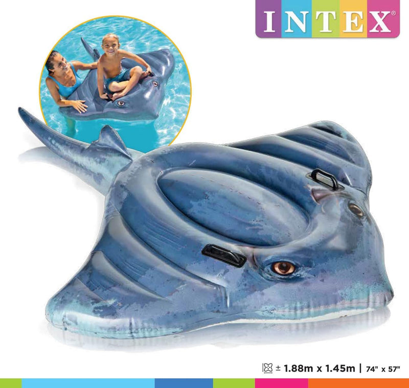 Intex Stingray Ride-On - Aufblasbarer Reittier - 188 x 145 cm