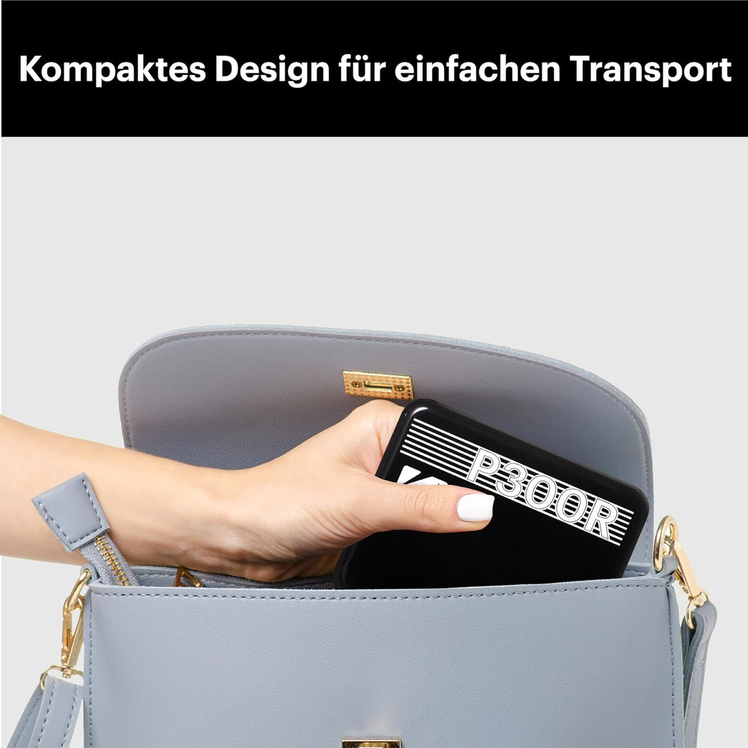 KODAK Mini 3 Retro 4PASS Mobiler Fotodrucker (7,6x7,6cm) - Weiss s Weiss, s Weiss