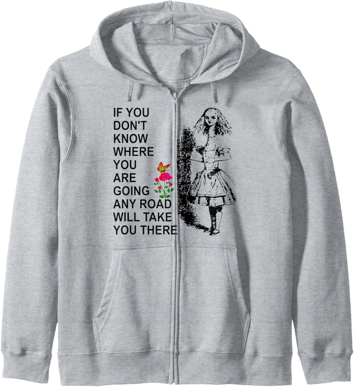 Alice in Wonderland Cute Quote Gift Kapuzenjacke