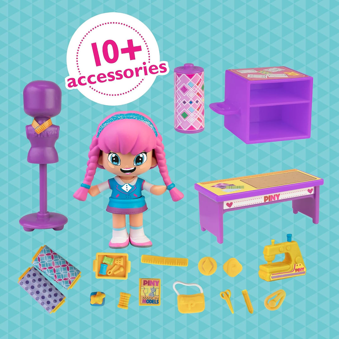 Pinypon - by PINY, Fashion-Klasse, Playset Szenario Modedesign und Accessoires wie die Serie PINY In